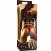 Коричневый мастубратор-вагина Nicole s Kitty - Blush Novelties - в Копейске купить с доставкой