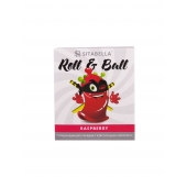 Стимулирующий презерватив-насадка Roll   Ball Raspberry - Sitabella - купить с доставкой в Копейске