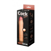Телесная насадка-удлинитель из неоскин - 19,5 см. - LOVETOY (А-Полимер) - в Копейске купить с доставкой