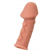 Насадка на фаллос с пузыриками, венками и ребристостью KOKOS Extreme Sleeve 09 - 12,7 см. - KOKOS - в Копейске купить с доставкой