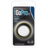Черно-желтое силиконовое эрекционное кольцо Silicone Go Pro Cock Ring - Blush Novelties - в Копейске купить с доставкой