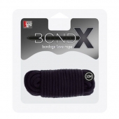 Черная веревка для связывания BONDX LOVE ROPE - 10 м. - Dream Toys - купить с доставкой в Копейске