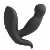 Черный вибромассажер простаты PROSTATE HERO - Dream Toys - в Копейске купить с доставкой