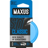 Классические презервативы в железном кейсе MAXUS Classic - 3 шт. - Maxus - купить с доставкой в Копейске