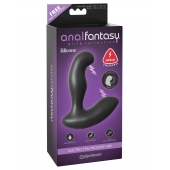 Черный массажер простаты Electro Stim Prostate Vibe с электростимуляцией - 13,3 см. - Pipedream - купить с доставкой в Копейске