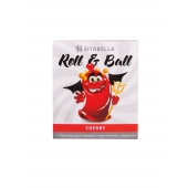 Стимулирующий презерватив-насадка Roll   Ball Cherry - Sitabella - купить с доставкой в Копейске