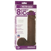 Насадка-реалистик Vac-U-Lock 8  ULTRASKYN Cock - 20,6 см. - Doc Johnson - купить с доставкой в Копейске