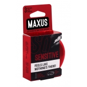 Ультратонкие презервативы в железном кейсе MAXUS Sensitive - 3 шт. - Maxus - купить с доставкой в Копейске