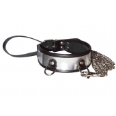 Стильный ошейник с металлическим блеском и поводком - Sitabella - купить с доставкой в Копейске