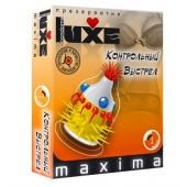 Презерватив LUXE Maxima  Контрольный Выстрел  - 1 шт. - Luxe - купить с доставкой в Копейске