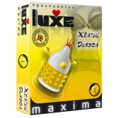 Презерватив LUXE Maxima  Желтый дьявол  - 1 шт. - Luxe - купить с доставкой в Копейске