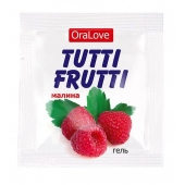 Пробник гель-смазки Tutti-frutti с малиновым вкусом - 4 гр. - Биоритм - купить с доставкой в Копейске