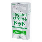 Презервативы Sagami Xtreme Type-E с точками - 10 шт. - Sagami - купить с доставкой в Копейске