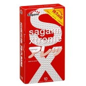 Утолщенные презервативы Sagami Xtreme Feel Long с точками - 10 шт. - Sagami - купить с доставкой в Копейске