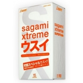 Ультратонкие презервативы Sagami Xtreme SUPERTHIN - 15 шт. - Sagami - купить с доставкой в Копейске