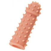 Телесная реалистичная насадка KOKOS Extreme Sleeve 03 с дополнительной стимуляцией - 12,7 см. - KOKOS - в Копейске купить с доставкой