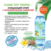 Очищающий спрей для игрушек CLEAR TOY Tropic - 100 мл. - Биоритм - купить с доставкой в Копейске