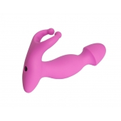 Розовый стимулятор простаты с усиками - 15 см. - 4sexdreaM - в Копейске купить с доставкой