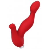 Красный силиконовый вибростимулятор простаты Proman - 12,5 см. - ToyFa - в Копейске купить с доставкой