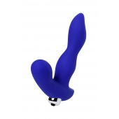 Синий силиконовый вибростимулятор простаты Stroman - 14,5 см. - ToyFa - в Копейске купить с доставкой