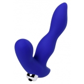 Синий силиконовый вибростимулятор простаты Stroman - 14,5 см. - ToyFa - в Копейске купить с доставкой