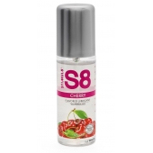Смазка на водной основе S8 Flavored Lube со вкусом вишни - 125 мл. - Stimul8 - купить с доставкой в Копейске