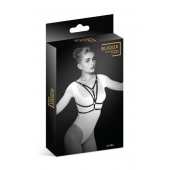 Черная упряжь на грудь Laura - Bijoux Pour Toi - купить с доставкой в Копейске