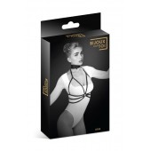 Черная упряжь на грудь Julia - Bijoux Pour Toi - купить с доставкой в Копейске
