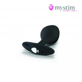 Черная пробка Mystim Rocking Vibe S с возможностью подключения к электростимулятору - 9,7 см. - MyStim - купить с доставкой в Копейске