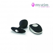 Черная пробка Mystim Rocking Vibe S с возможностью подключения к электростимулятору - 9,7 см. - MyStim - купить с доставкой в Копейске