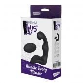 Черный вибромассажер простаты REMOTE BOOTY PLEASER - Dream Toys - в Копейске купить с доставкой