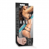 Телесный мастурбатор-ротик Angie - Blush Novelties - в Копейске купить с доставкой
