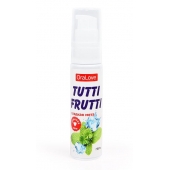 Гель-смазка Tutti-frutti со вкусом сладкой мяты - 30 гр. - Биоритм - купить с доставкой в Копейске