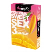 Презервативы для орального секса DOMINO Sweet Sex с ароматом манго - 3 шт. - Domino - купить с доставкой в Копейске