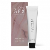 Лубрикант на водной основе Slow Sex Anal Play Gel - 30 мл. - Bijoux Indiscrets - купить с доставкой в Копейске