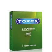Текстурированные презервативы Torex  С точками  - 3 шт. - Torex - купить с доставкой в Копейске
