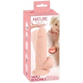 Телесный реалистичный фаллоимитатор на присоске - 17 см. - Orion