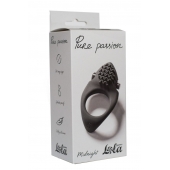 Черное эрекционное виброкольцо Pure Passion Midnight - Lola Games - в Копейске купить с доставкой