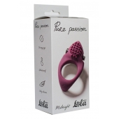 Бордовое эрекционное виброкольцо Pure Passion Midnight - Lola Games - в Копейске купить с доставкой