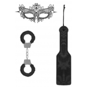 Черный игровой набор Introductory Bondage Kit №4 - Shots Media BV - купить с доставкой в Копейске
