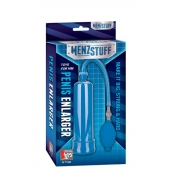 Синяя вакуумная помпа MENZSTUFF PENIS ENLARGER - Dream Toys - в Копейске купить с доставкой