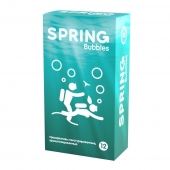 Презервативы SPRING BUBBLES с пупырышками - 12 шт. - SPRING - купить с доставкой в Копейске