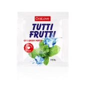 Пробник гель-смазки Tutti-frutti со вкусом мяты - 4 гр. - Биоритм - купить с доставкой в Копейске