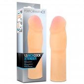 Телесная насадка-удлинитель на пенис PERFORMANCE 1.5INCH COCK XTENDER - 16 см. - Blush Novelties - в Копейске купить с доставкой