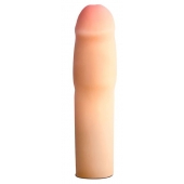 Телесная насадка-удлинитель на пенис PERFORMANCE 1.5INCH COCK XTENDER - 16 см. - Blush Novelties - в Копейске купить с доставкой