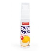 Гель-смазка Tutti-frutti со вкусом сочной дыни - 30 гр. - Биоритм - купить с доставкой в Копейске