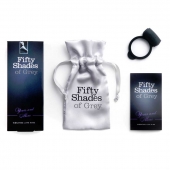 Темно-серое эрекционное кольцо Vibrating Love Ring с вибрацией - Fifty Shades of Grey - в Копейске купить с доставкой