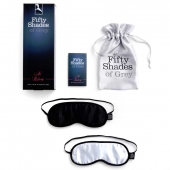 Набор из двух масок на глаза Soft Blindfold Twin Pack - Fifty Shades of Grey - купить с доставкой в Копейске