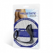 Стимулятор простаты с фиксацией эрекционным кольцом Prostate Gear - BlueLine - в Копейске купить с доставкой