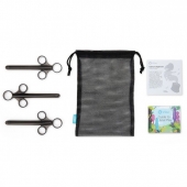 Набор из 3 черных шприцев для лубриканта - b-Vibe - купить с доставкой в Копейске